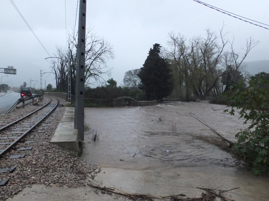 El torrente de Sóller está al límite