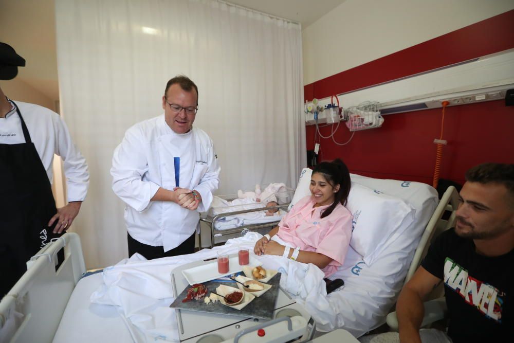 Pablo González-Conejero pone las tapas en el hospital Los Arcos