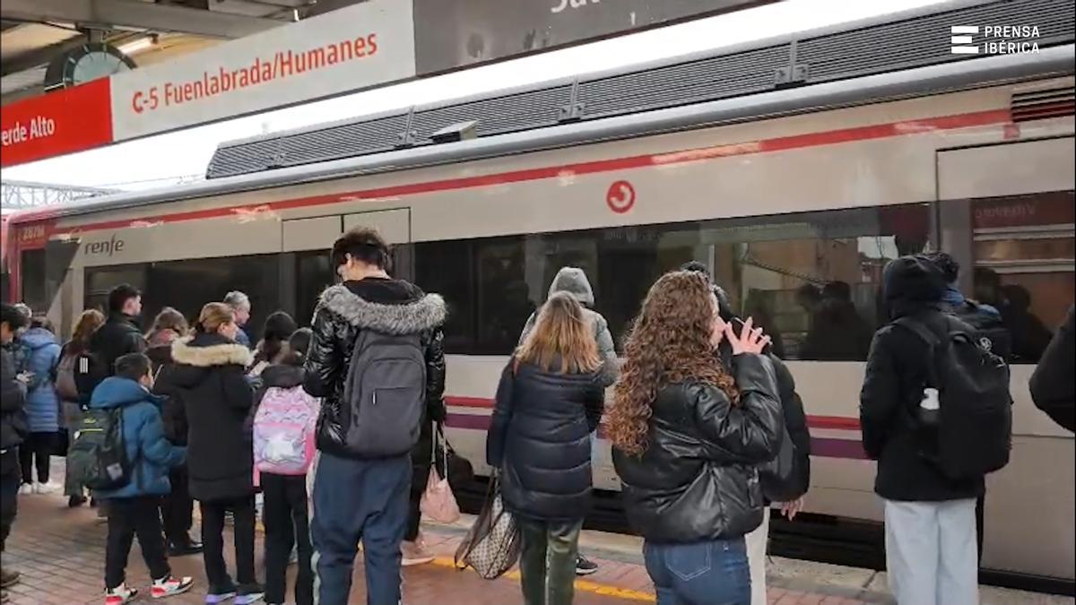 Huelga de trenes en Madrid: trenes cancelados y retrasos en Cercanías