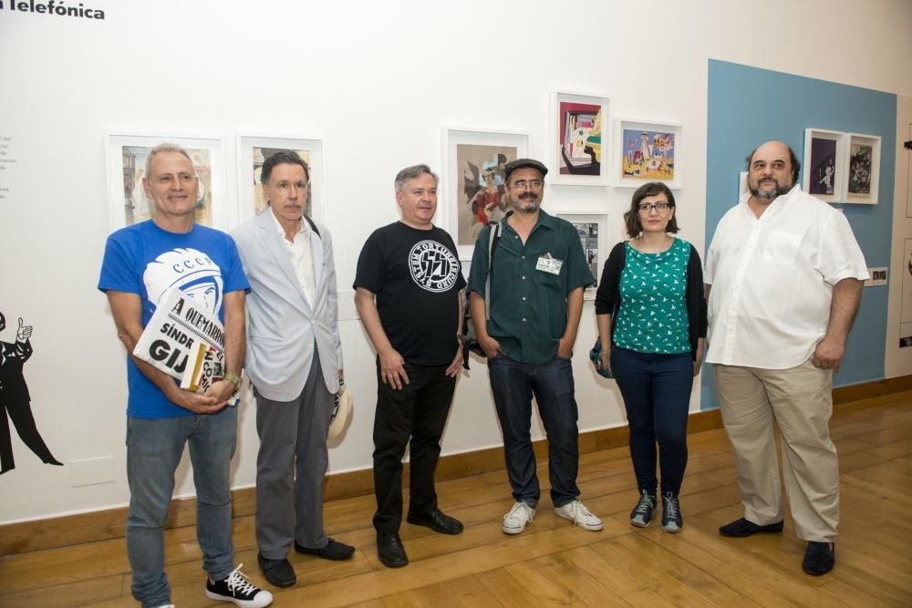 Inauguración de la exposición "El Arte del Cómic"