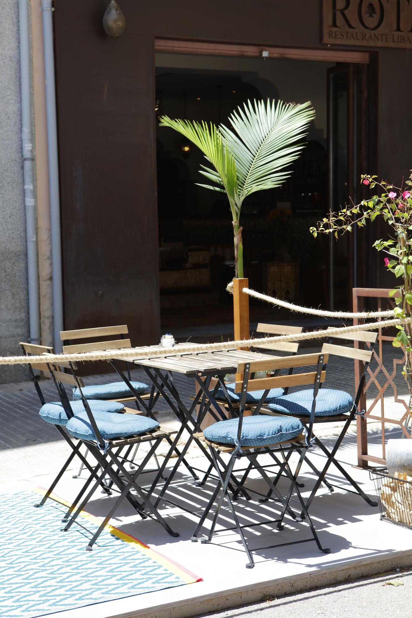 Erinnerung an die Corona-Terrassen in Palma