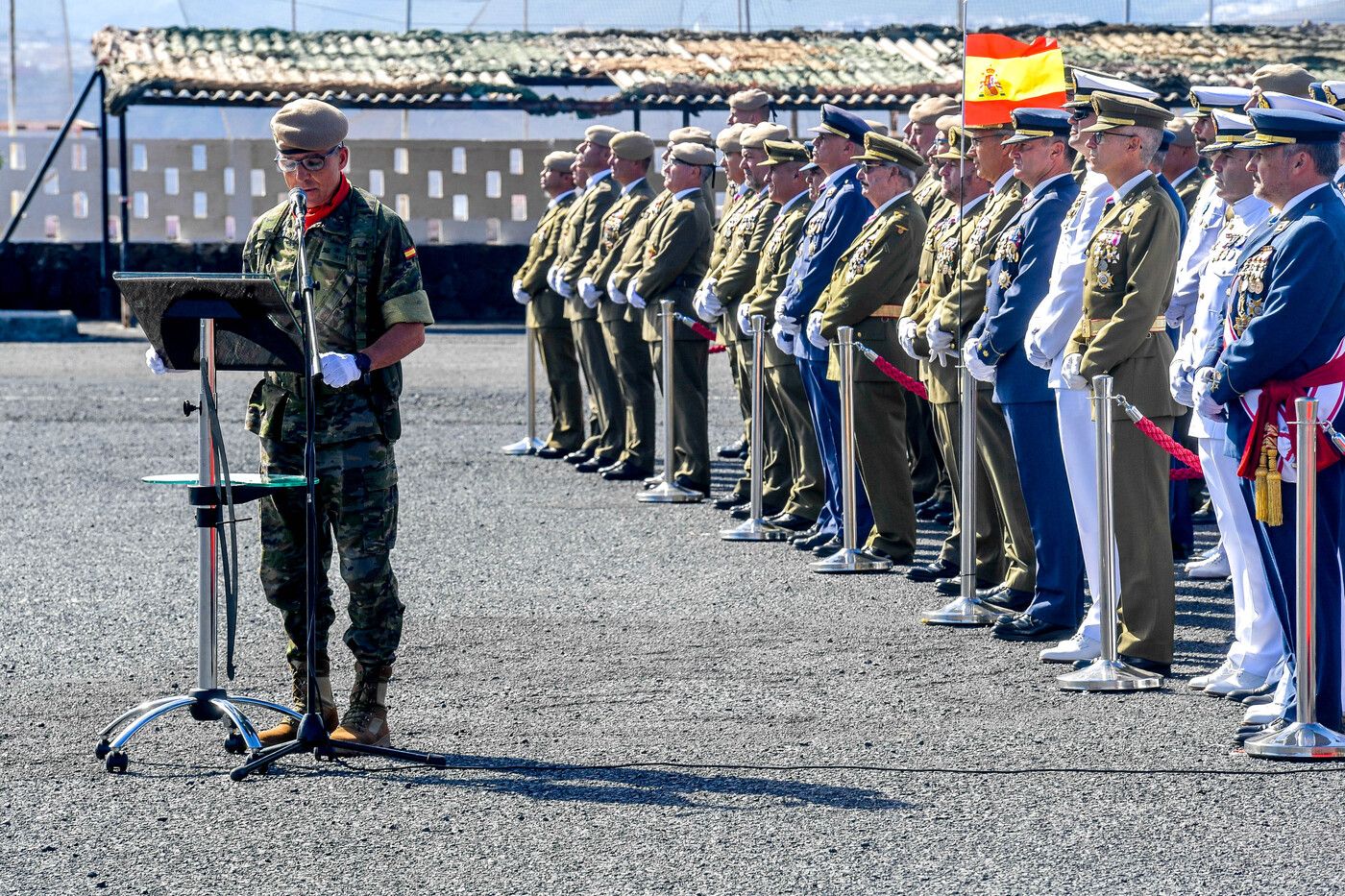 Celebración del día de la patrona de Infantería en Las Palmas de Gran Canaria