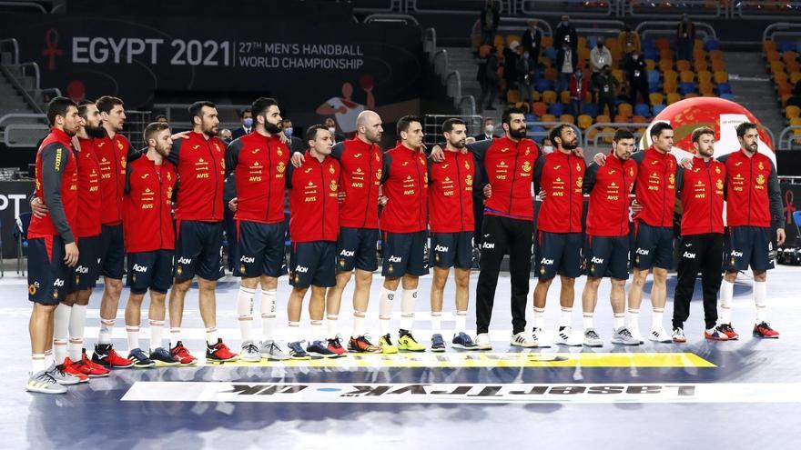 La selección española de balonmano.