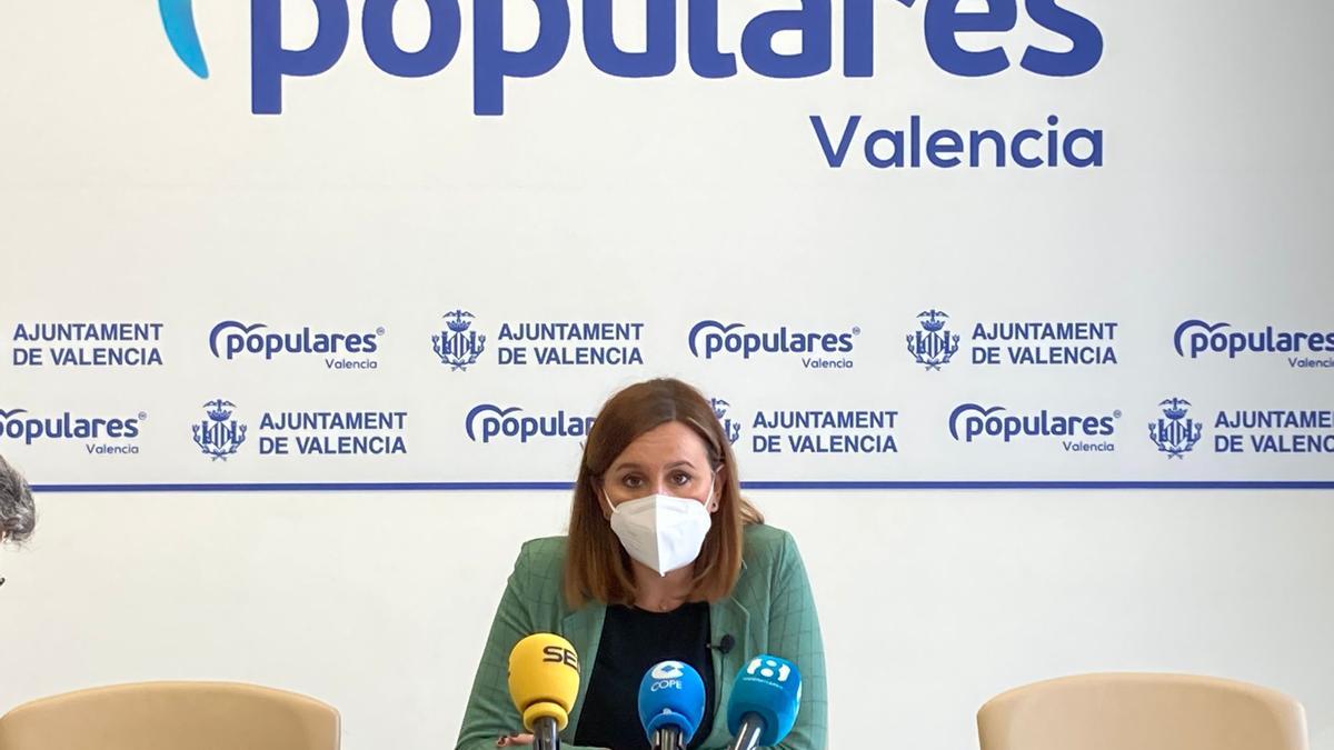 María José Catalá ha dado una rueda de prensa esta mañana.