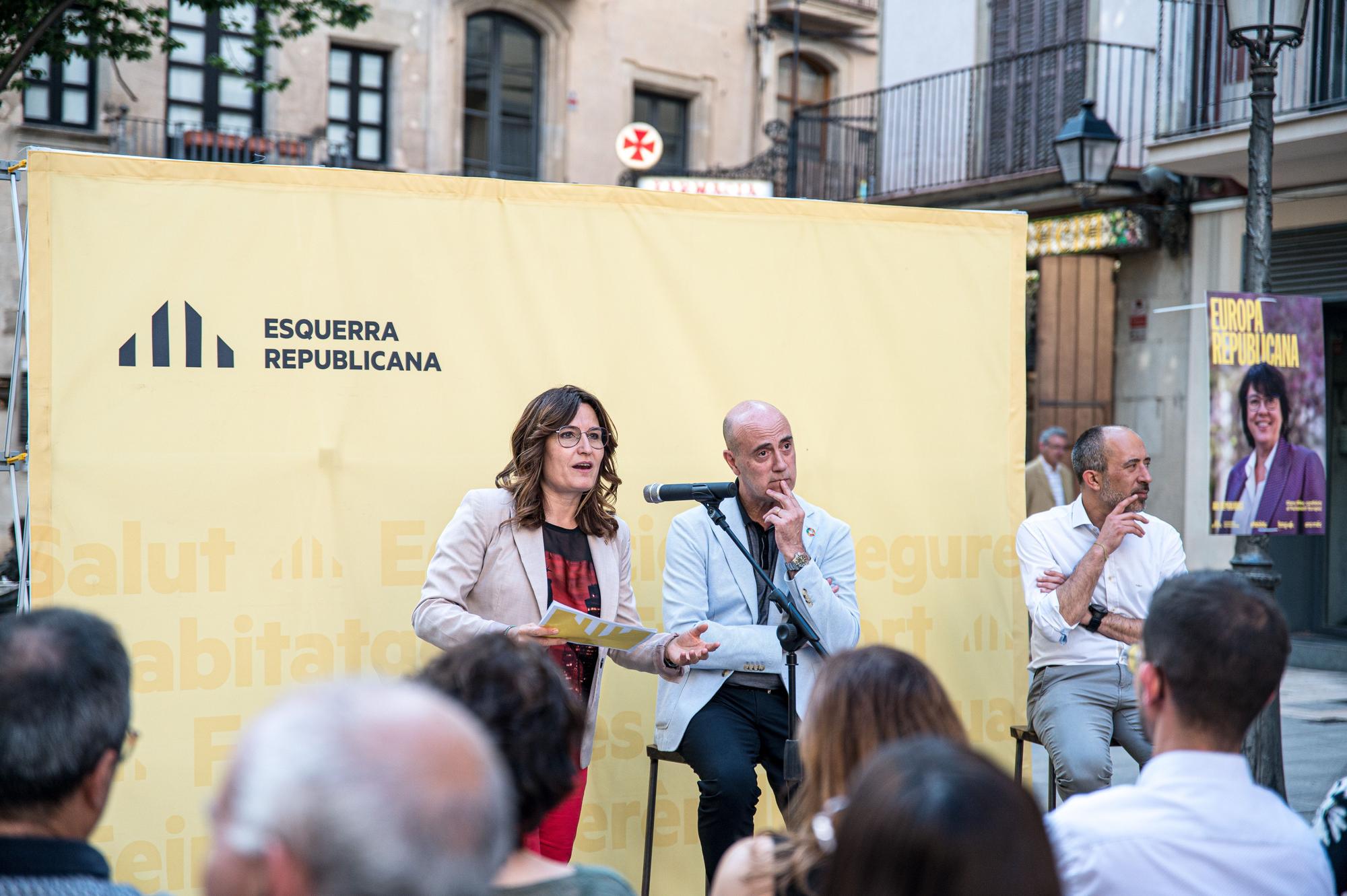 L’acte d’ERC a les eleccions europees del 9 de juny a la capital del Bages amb Tomàs Molina, en imatges