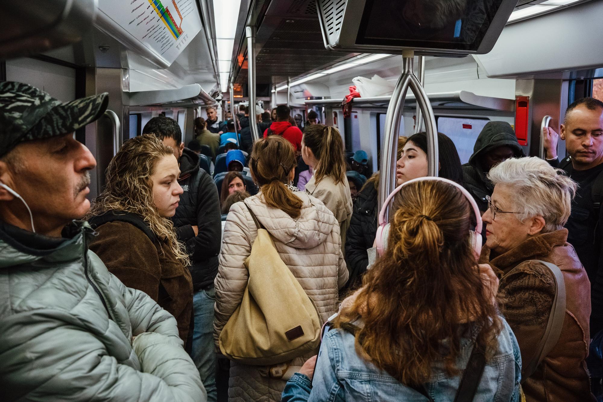 Colapso en el tren de Mallorca