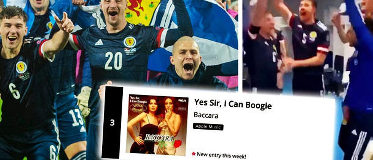 Los tabloides británicos se han hecho eco de la celebración escocesa a rirtmo de Baccara con imágenes como estas.