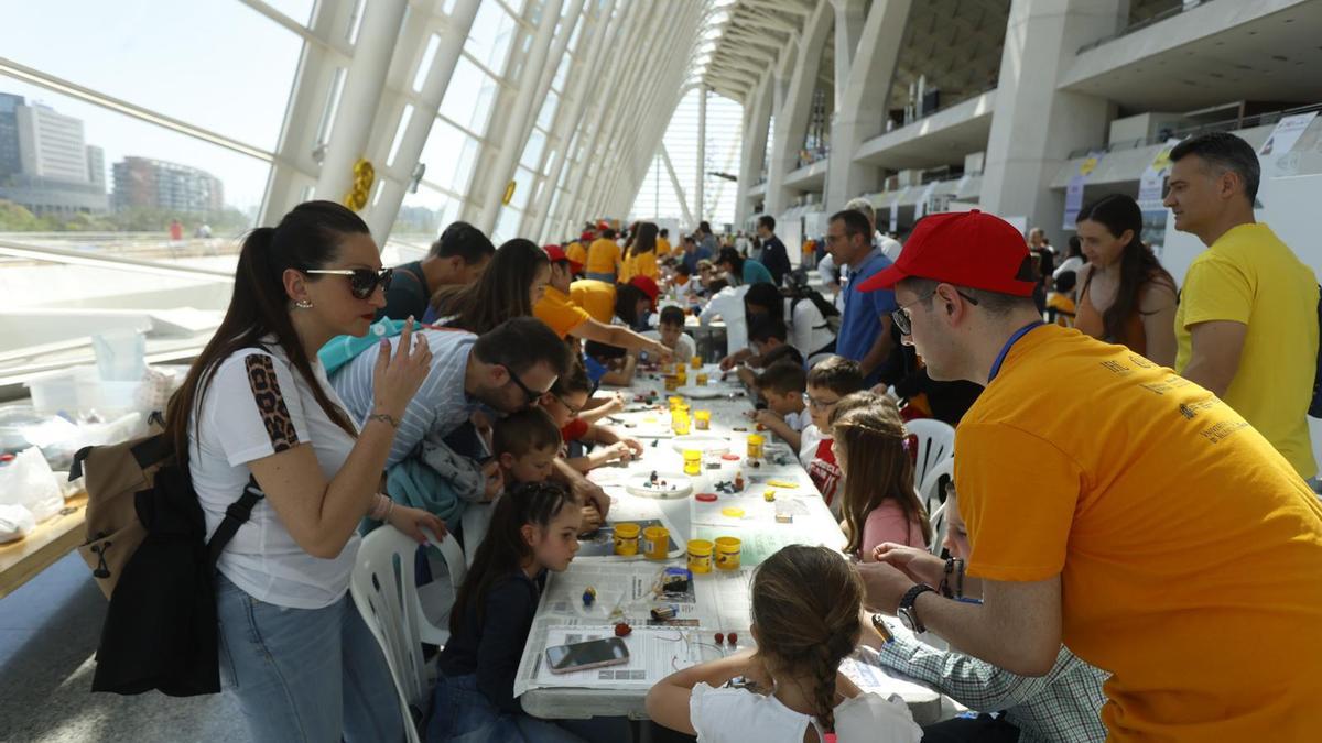 La feria concurso Experimenta esta mañana en la Ciutat de les Arts i les Ciències de València