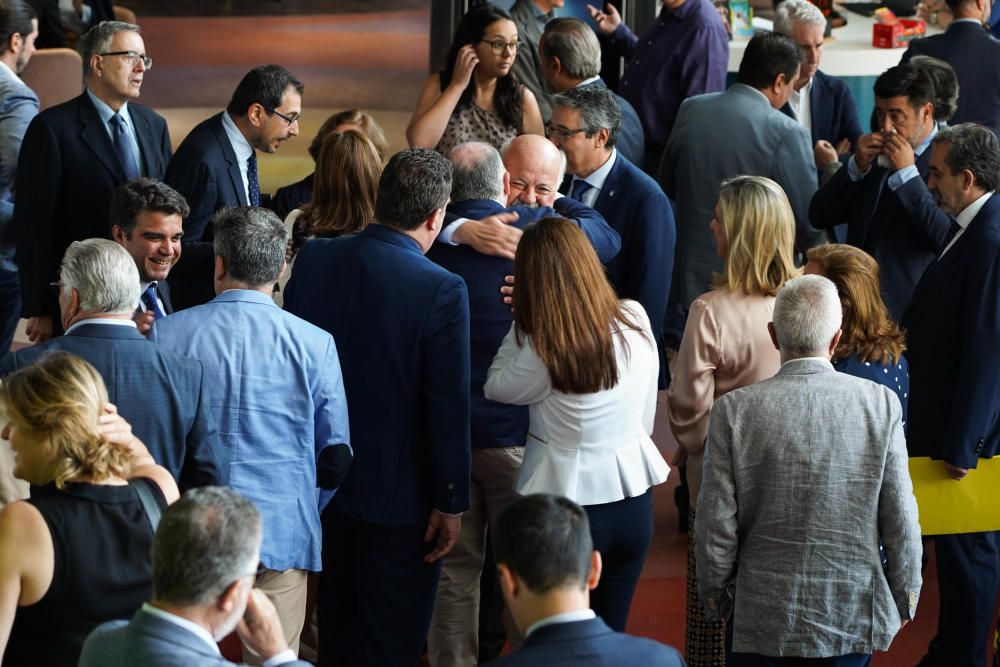 El consejero de Salud, Jesús Aguirre, participa en un desayuno informativo de La Opinión de Málaga.