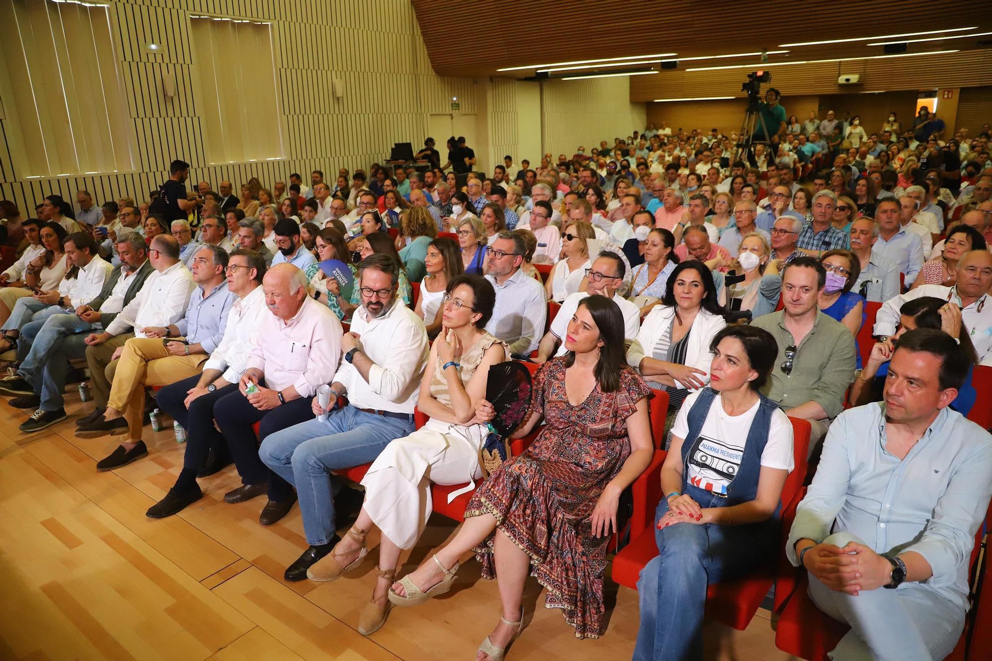 El presidente del Partido Popular, Núñez Feijóo, participa en Córdoba en un acto electoral del PP cordobés