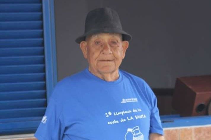 Daniel Olivero Hernández fallece a los 92 años de edad en La Santa (26/08/2021)