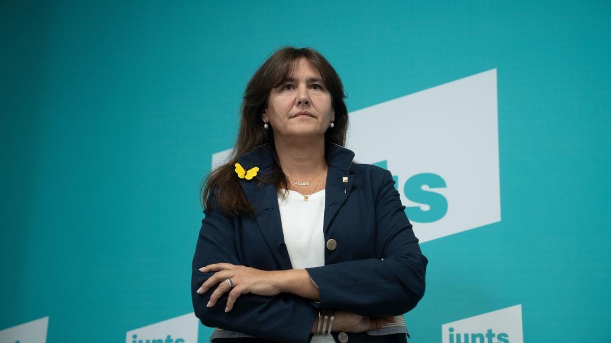 La presidenta de Junts, Laura Borràs.