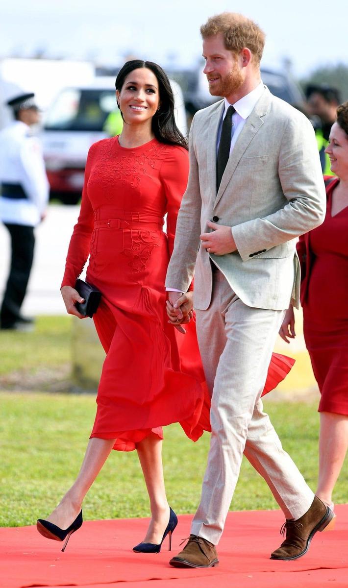 Meghan y Harry en Tonga