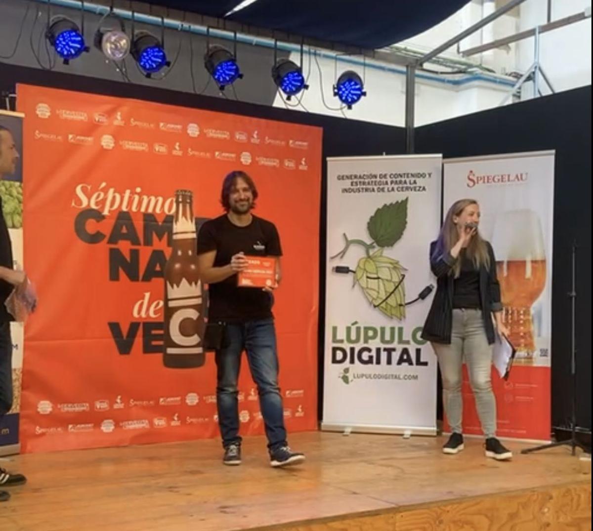 La entrega de los premios.