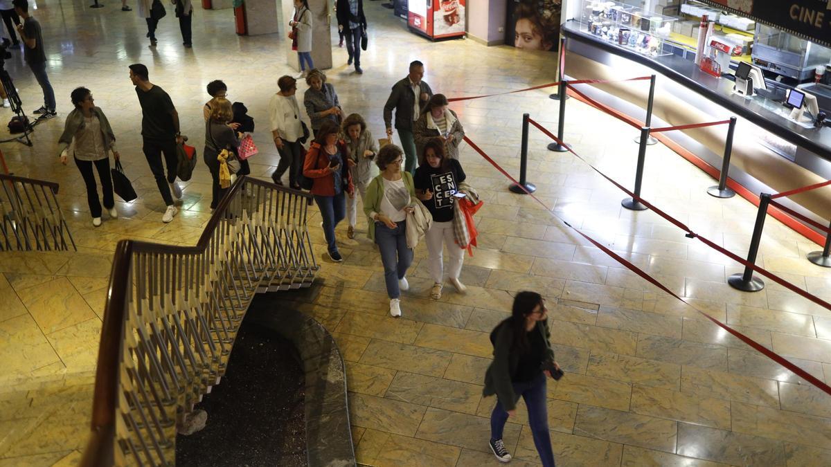 Los cines Palafox de Zaragoza.