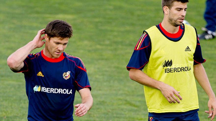 La selecció espanyola va fer ahir al vespre el primer entrenament previ als amistosos d&#039;EUA i Veneçuela.