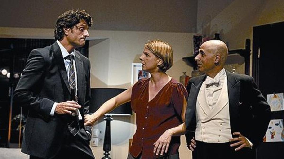 Imagen de la obra teatral 'El nom', protagonizada por Joel Joan.