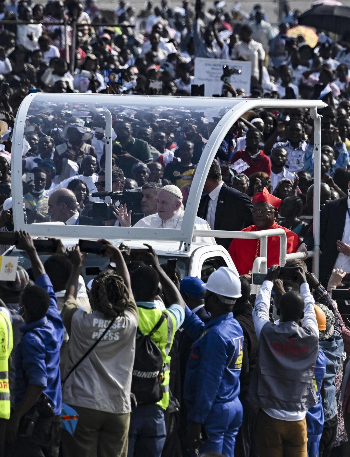 La visita del papa Francisco en el Congo