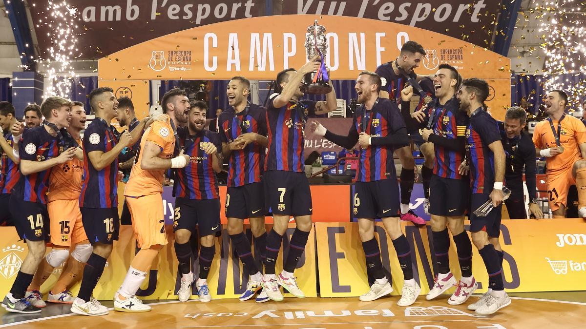 El Barça ganó en Alzira su tercera Supercopa