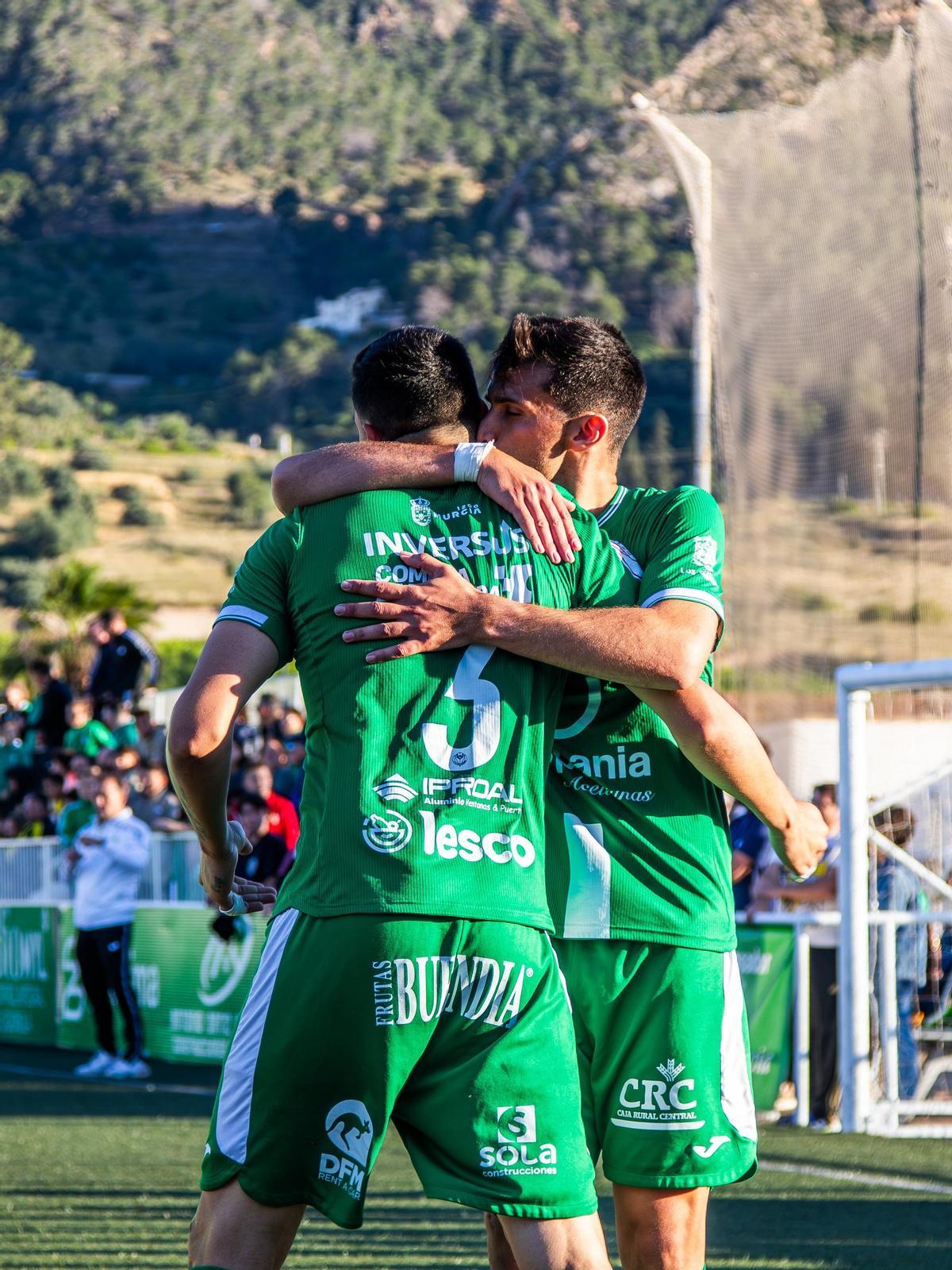 Celebración de los jugadores de Los Garres