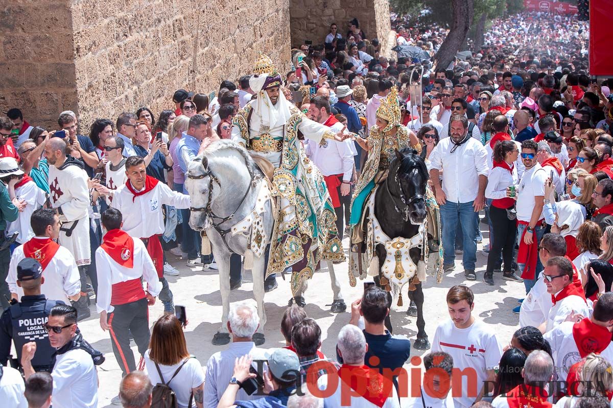 Moros y Cristianos en la mañana del día dos en Caravaca