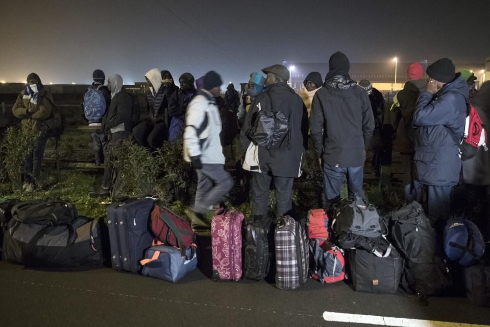 Desallotjament al camp de Calais