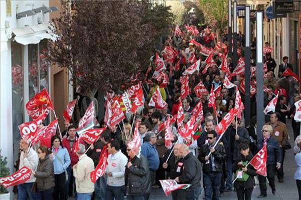 La jornada de Huelga General en Extremadura