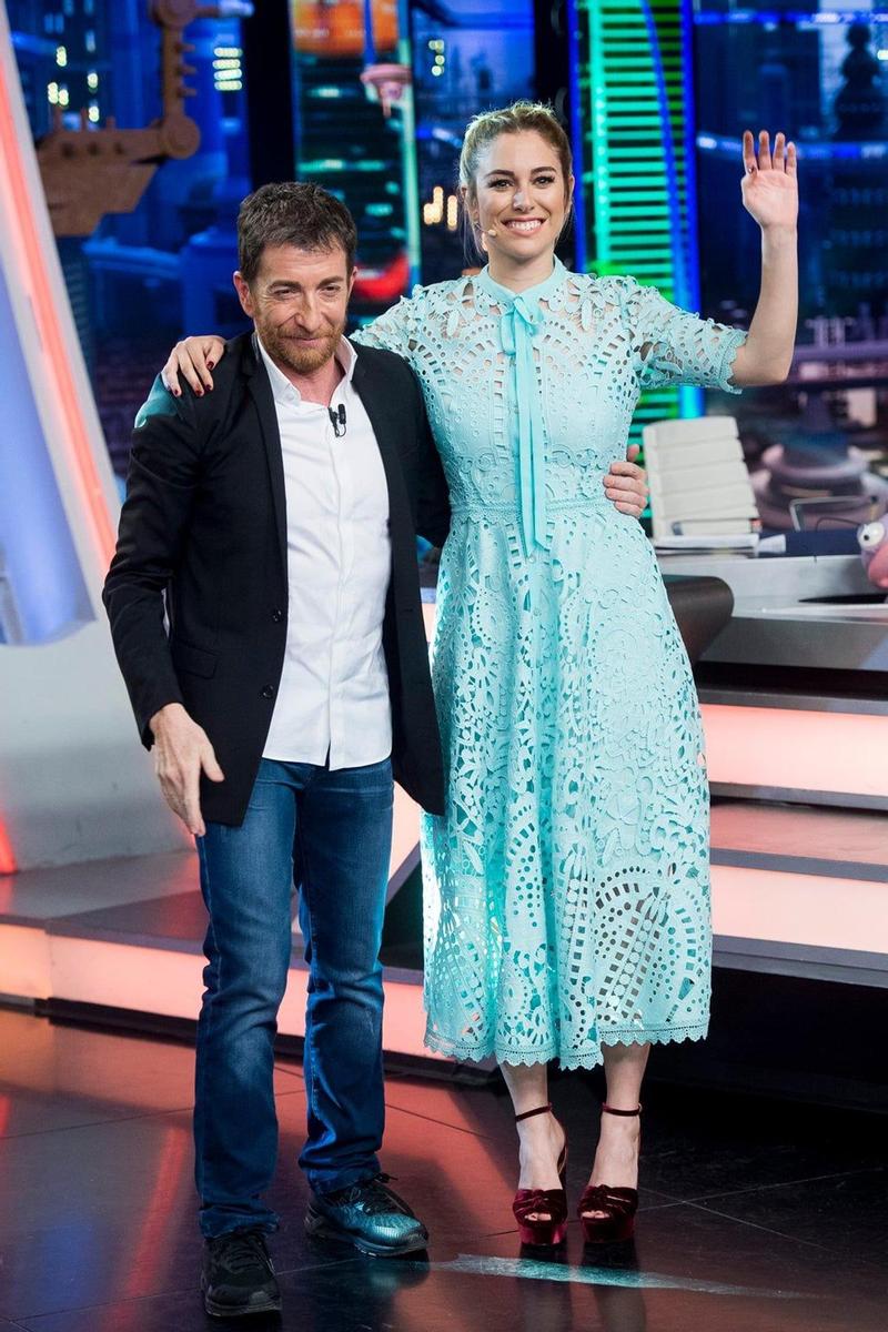 Blanca Suárez con su vestido de laser cut