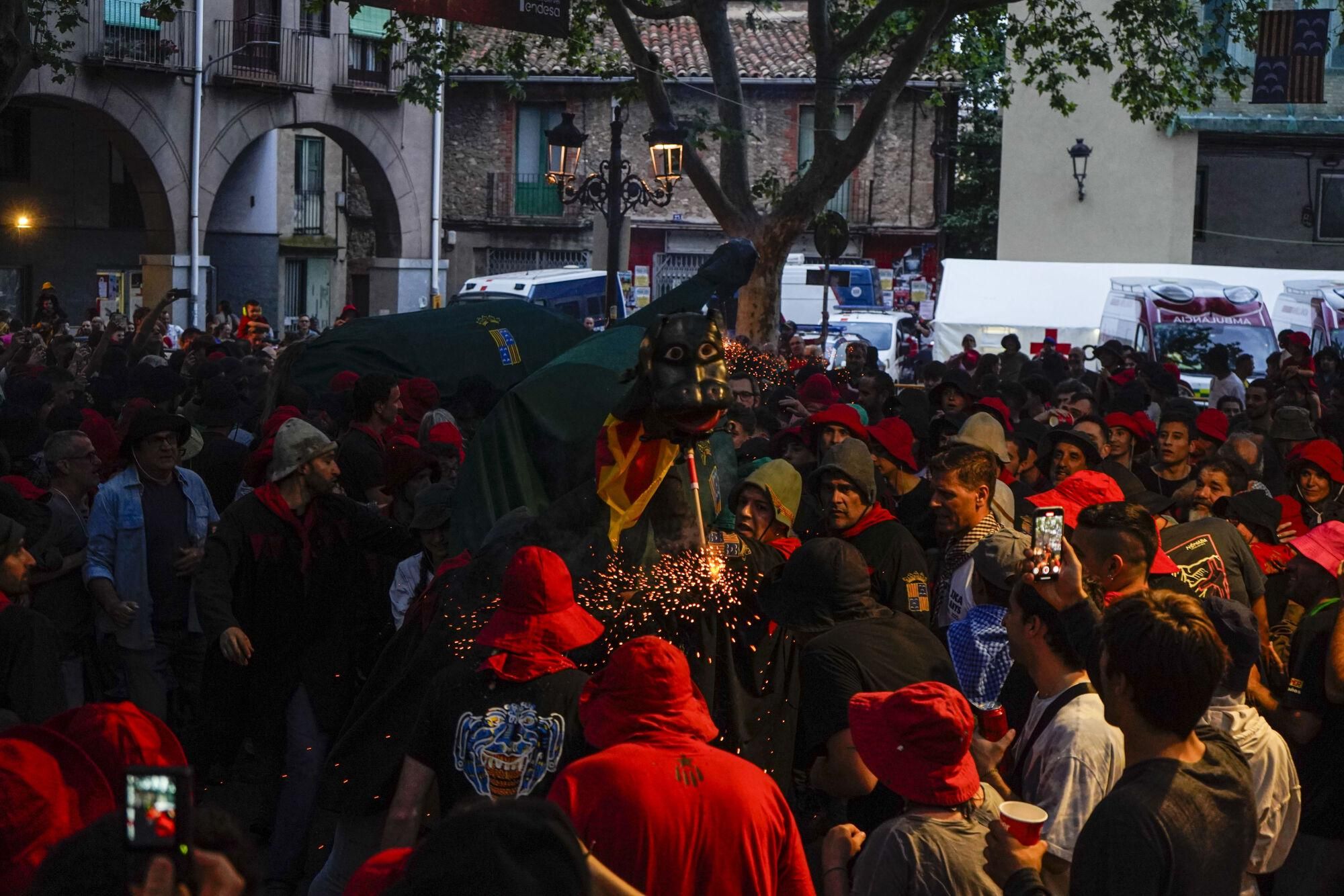Passacarrers de Patum de dissabte