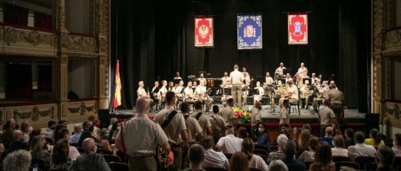 La Unidad de Música del Mando de Canarias del Ejército de Tierra.