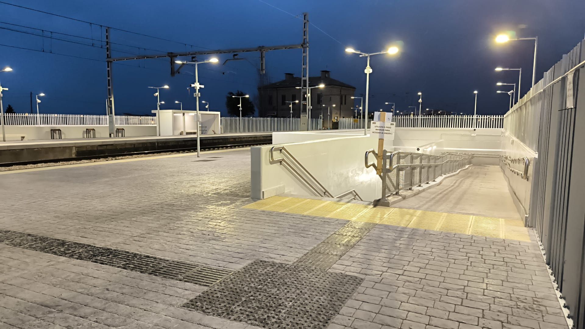 En imágenes | Las nuevas instalaciones en la estación de tren de Gallur