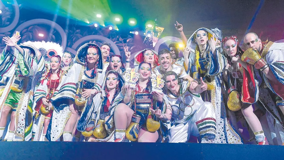 Concurso de disfraces adultos en el Carnaval de Las Palmas de Gran Canaria 2025
