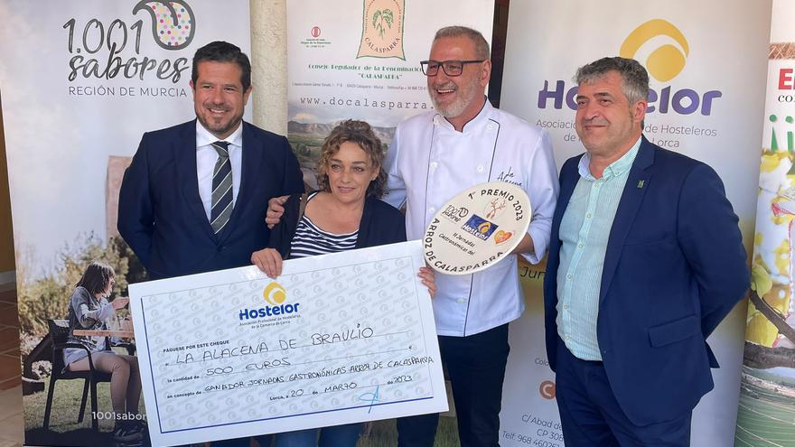 Braulio Cantero, de La Alacena, gana las Jornadas Gastronómicas del arroz de Lorca