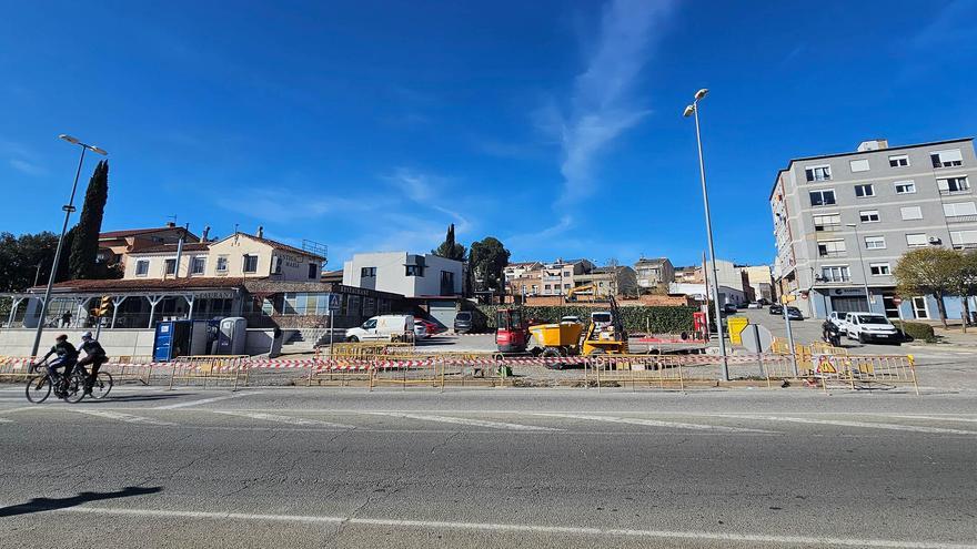 Comencen les obres de dignificació de l&#039;entrada per la part del Pla d&#039;Òdena