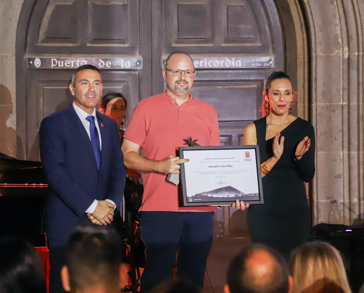 Entrega del premio del turismo a Antonio Cruz Díaz a título póstumo