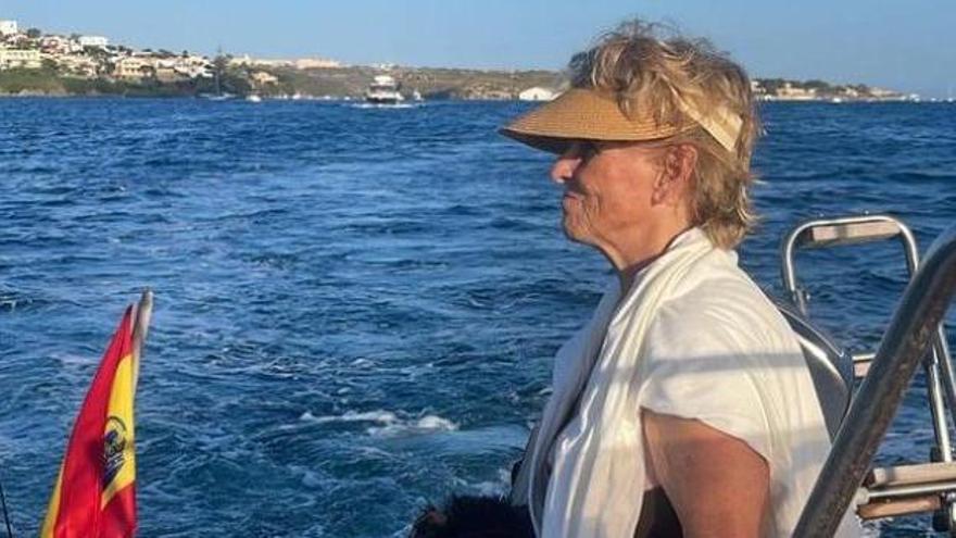 Mercedes Milá tras su &quot;naufragio&quot; en Menorca