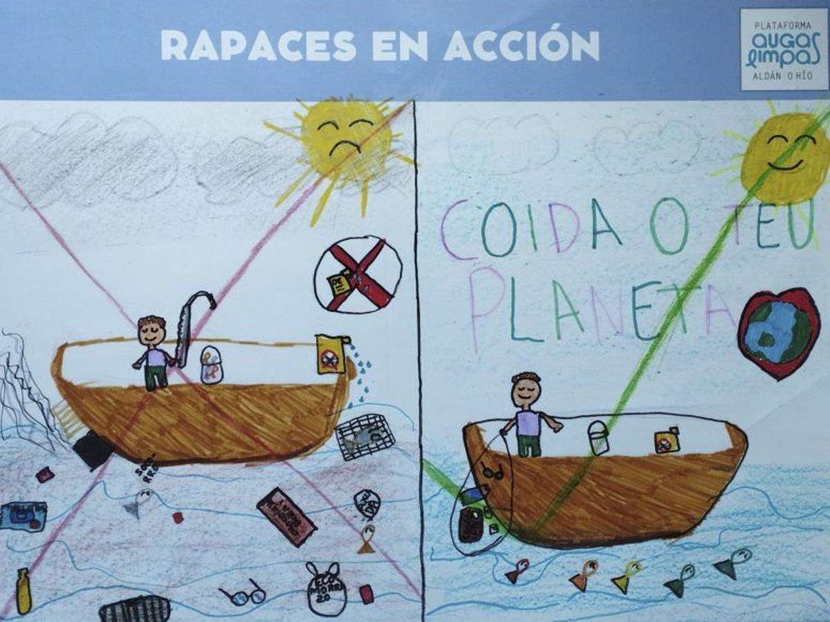 Estudiantes en acción contra la contaminación de las rías | FDV