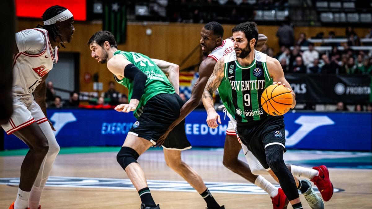 Ricky Rubio, en el partido de BCL ante el Chalon