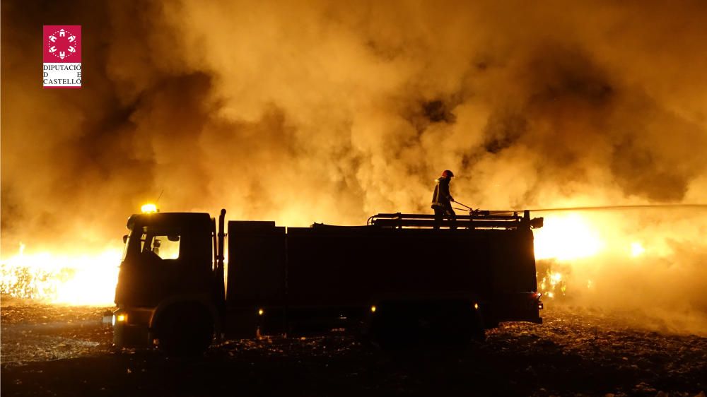 Incendio en la planta de residuos de Cervera