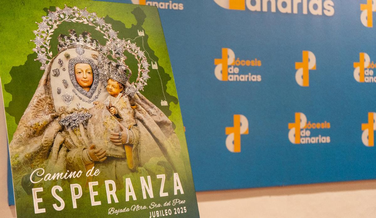 La diócesis de Canarias presenta el cartel oficial de la 52ª edición de la Bajada de Nuestra Señora del Pino