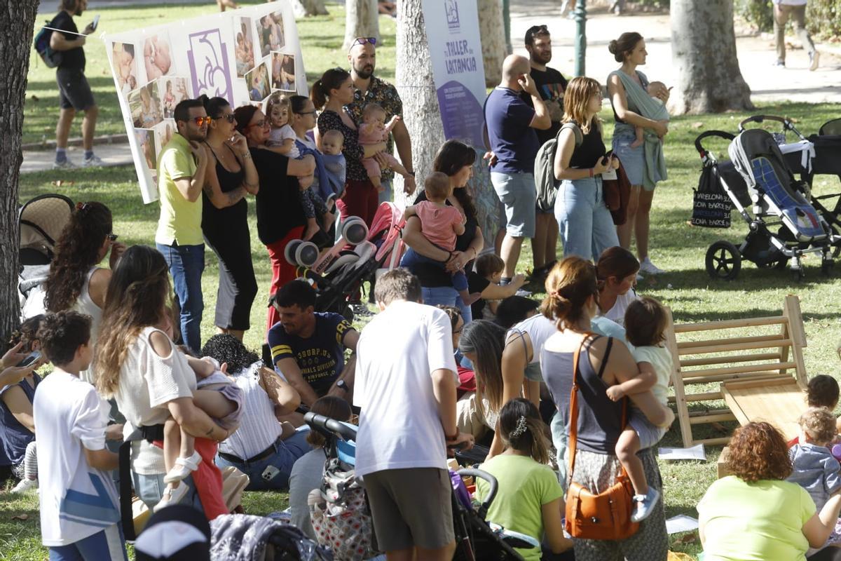 Fiesta de la Lactancia Materna en València.