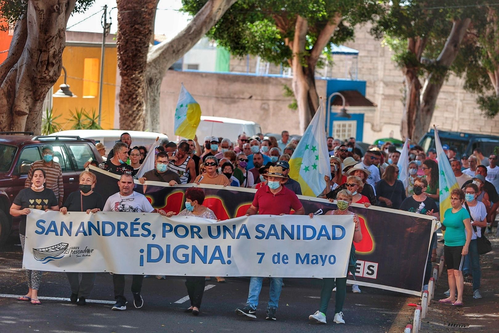 Vecinos de San Andrés exigen mejoras en la atención sanitaria