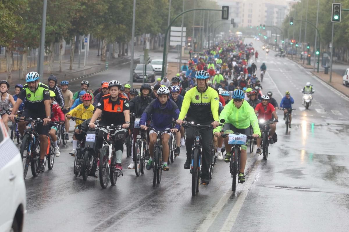 La Fiesta de la Bicicleta desafía a la lluvia