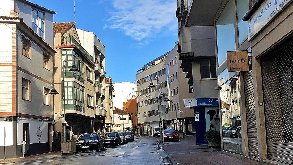 Los hechos tuvieron lugar, ayer, en una vivienda de la céntrica calle Noria. |   // G.NÚÑEZ