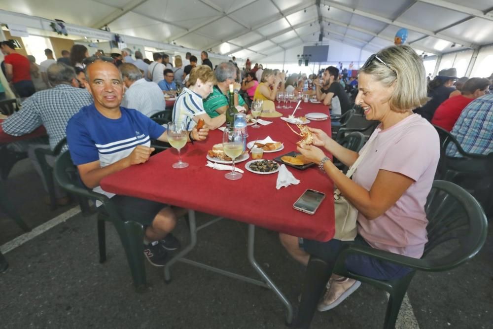 Así se disfruta la langosta en A Guarda