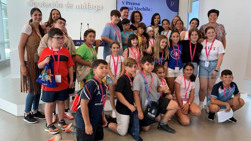 Ana Pastor clausura el proyecto Prensa en mi Mochila con el colegio Cupiana de Campanillas