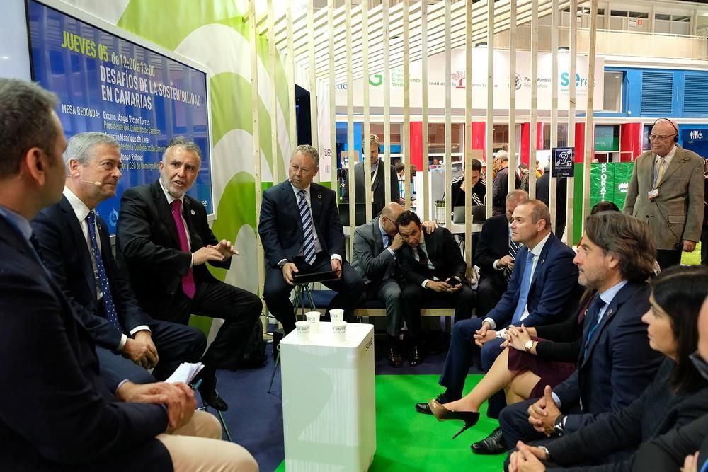 Ángel Víctor Torres participa en un debate en Madrid en la Cumbre del Cambio Climático