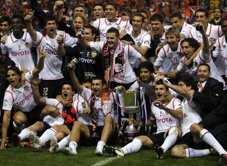 Diez años del último título de Copa del Rey del Valencia CF