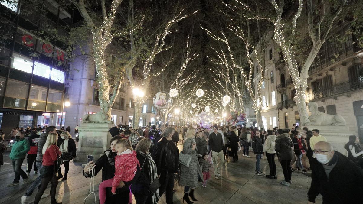 La Navidad llega a Palma: así ha sido el encendido de luces