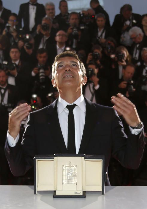 Antonio Banderas, reconocido por su interpretación en Cannes.